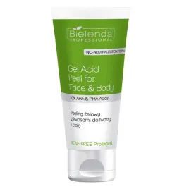 bielenda-acne-free-proexpert-peeling-zelowy-z-kwasami-do-twarzy-ciala-150ml