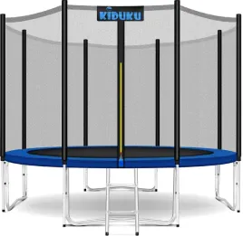 trampolina-ogrodowa-kiduku-244cm-siatka-zabezpieczajaca-drabinka