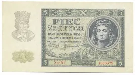 banknot-5-zlotych-1941r-seria-af-stan-1-