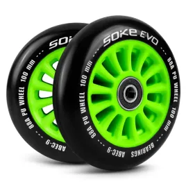 kolka-do-hulajnogi-wyczynowej-100mm-abec-9-soke-zielone