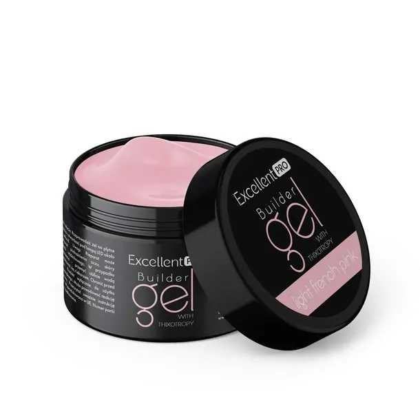 EXCELLENT PRO BUILDER GEL ŻEL BUDUJĄCY Z TIKSOTROPIĄ LIGHT FRENCH PINK 50 g