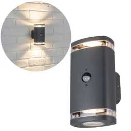 lampa-elewacyjna-led-oprawa-zewnetrzna-zevi-czujnik-ruchu-2xgu10-grafit