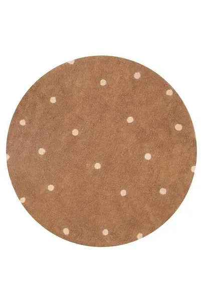 dywan-do-prania-round-dot-chestnut-140cm