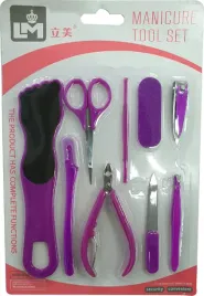 zestaw-do-pielegnacji-paznokci-manicure-pedicure-9-elementy-fioletowy