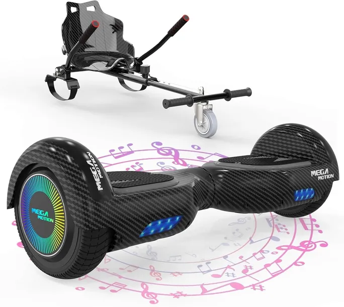 DESKOROLKA ELEKTRYCZNA 6,5 CALI KOŁA DESKA DZIECKA HOVERBOARD + SIEDZISKO