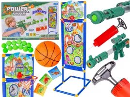 duzy-zestaw-gier-3w1-strzelanie-do-celu-tarcza-strzelecka-pistolet-koszykow