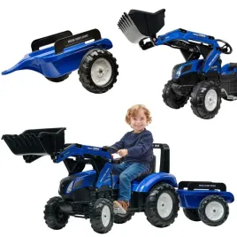 falk-traktor-na-pedaly-new-holland-t8-z-lyzka-i-przyczepa-3-7-lat