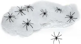 pajeczyna-ze-sztucznymi-pajakami-60-szt-dekoracja-halloween-bialo-czarna