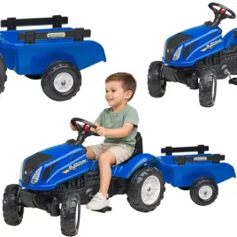 falk-traktor-na-pedaly-new-holland-z-przyczepa-i-otwierana-maska-2-5-lat