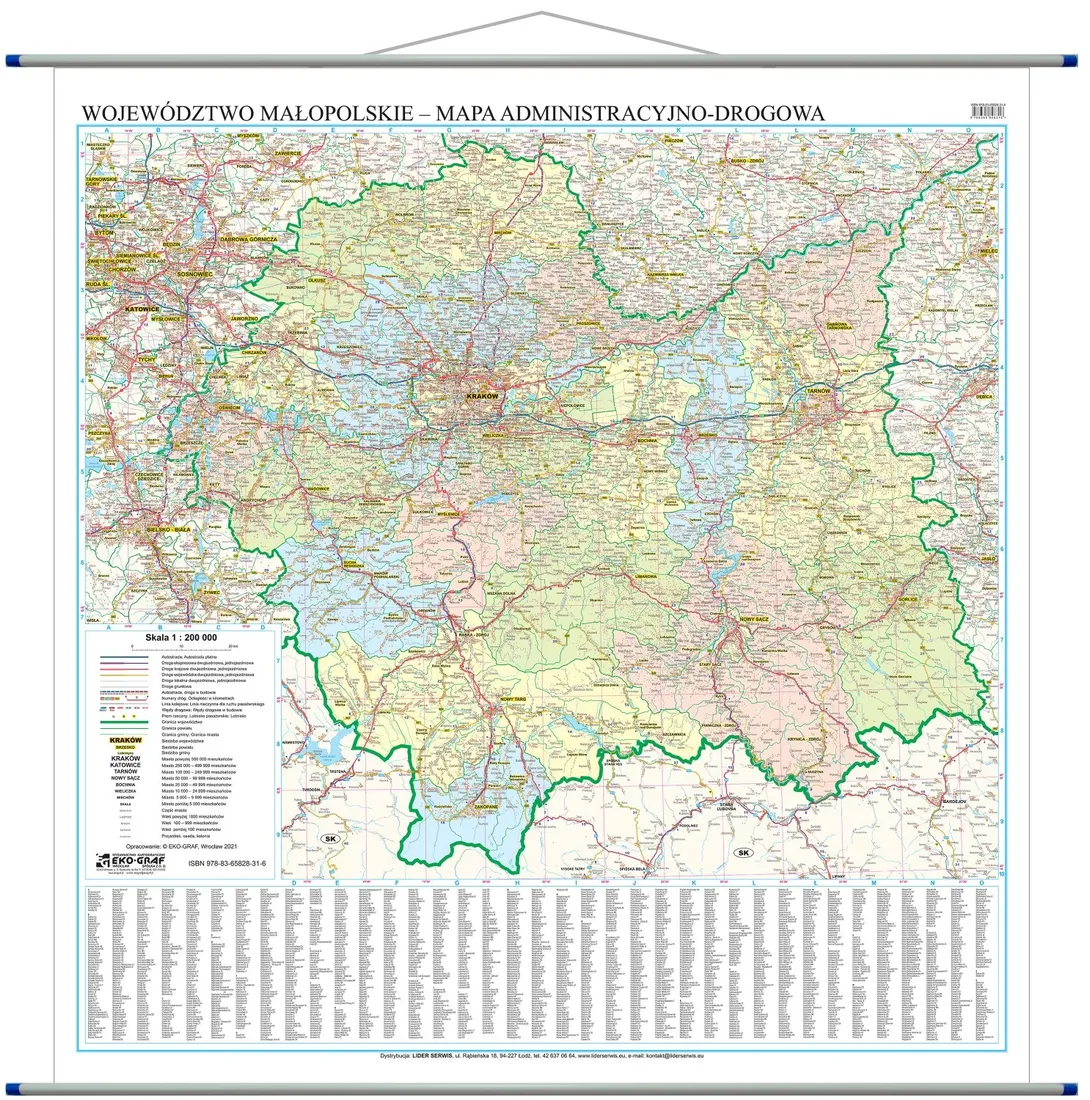 malopolskie-mapa-scienna-adm-drogowa-2021