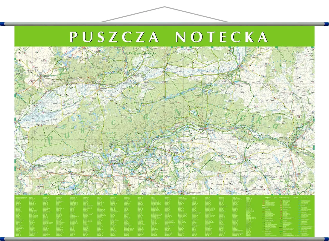 puszcza-notecka-mapa-scienna-turystyczna-1-75-000