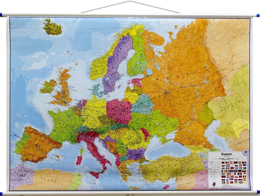 europa-mapa-scienna-polityczna-flagi-ogromna