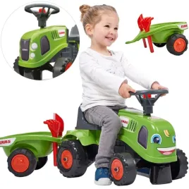 falk-traktorek-baby-claas-zielony-z-przyczepka-akc-od-1-3-lat