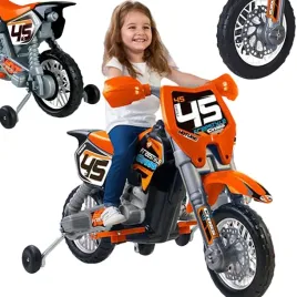 feber-motocykl-cross-pomaranczowy-na-akumulator-6v-dla-dzieci