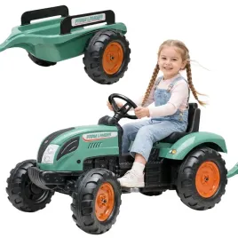 falk-traktor-lander-zielony-na-pedaly-z-przyczepka-od-3-7-lat