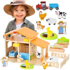 viga-drewniana-farma-dom-farmera-z-ogrodkiem-i-traktorem-21-el