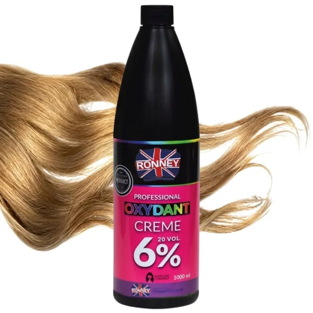 RONNEY OXYDANT WODA UTLENIONA W KREMIE UTLENIACZ OKSYDANT 6% 20 VOL 1000ML