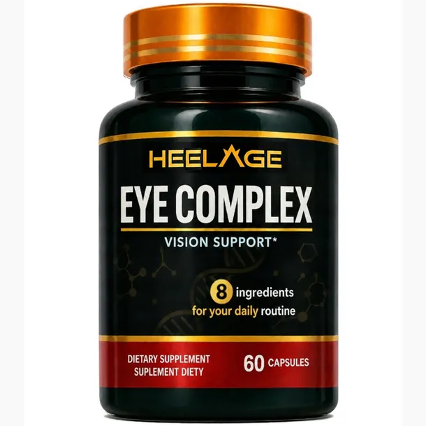 Eye Complex 8w1 na Oczy - Luteina Zeaksantyna, ZMĘCZONY WZROK, Koncentracja - Heelage