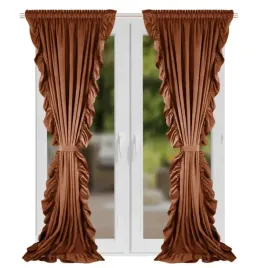 brazowa-zaslona-welur-250x160-ruda-falbana-do-salonu-sypialni-glamour