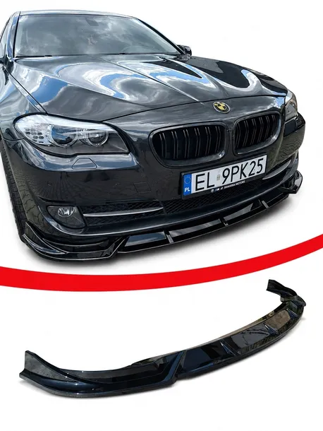Przednia Dokładka Zderzaka Bmw F10 F11 Przedlift Zwykły Zderzak Czarny