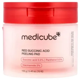 zluszczajace-platki-do-twarzy-medicube-red-succinic-acid-kwas-bha-70-szt