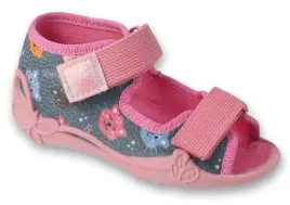 sandalki-befado-kapcie-dzieciece-roziar-18-model-342p062