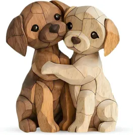 figurka-psa-drewniana-20x17-cm-brazowa-ozdobna-2d-dekoracja-biurka