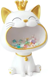 figurka-kota-dekoracyjna-z-taca-na-bizuterie-biala-28-cm