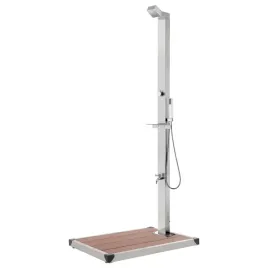 prysznic-ogrodowy-z-brazowa-podstawa-225-cm-stal-nierdzewna