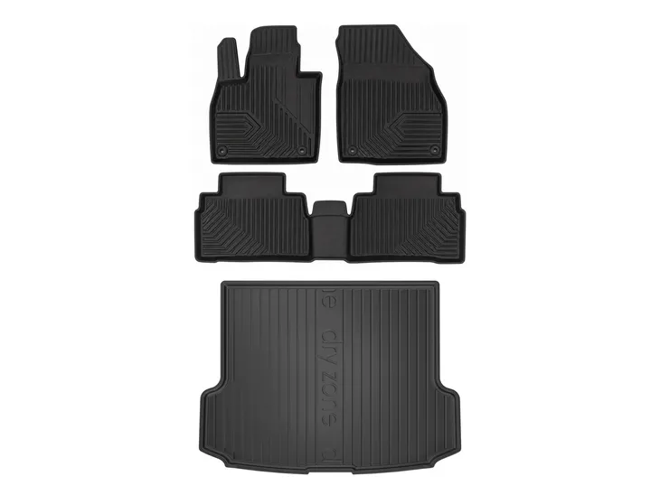 Dywaniki 3D + mata DryZone do: Chery Tiggo 7 2025- SUV 4 elementów