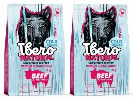 ibero-cold-pressed-dog-adult-medium-and-maxi-beef-and-vegetables-2x2kg