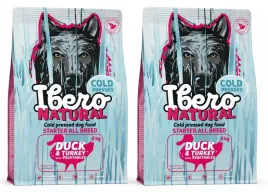 ibero-cold-pressed-dog-starter-puppy-duck-and-turkey-all-breed-2x2kg