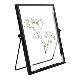 ramka-na-zdjecia-a5-15x20-cm-szklana-dwustronna-czarna-metalowa