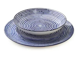 stripes-blue-komplet-obiadowy-18czesci27-19-20cm-miska-550ml-affekdesign-b