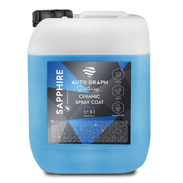 Auto Graph SAPPHIRE Ceramic Spray Coat 5 L QD do Lakieru Powłoka Połysk