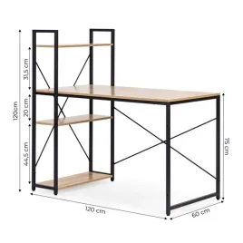 loftowe-biurko-komputerowe-z-regalem-polkami-120-x-60cm-czarne-blat-jas