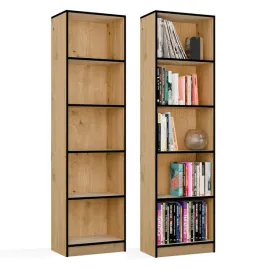 regal-szafka-r50-na-ksiazki-dab-artisan-czarne-obrzeza-5-polek-do-biura