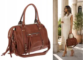 torebka-damska-shopper-a4-kuferek-elegancka-torba-do-pracy-hj812-brazowa