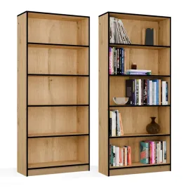 regal-szafka-r80-na-ksiazki-dab-artisan-czarne-obrzeza-5-polek-do-biura