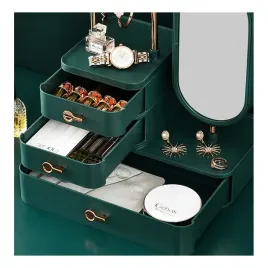 organizer-na-bizuterie-biel-szafeczka-z-lusterkiem-i-szufladkami-pd60b-p