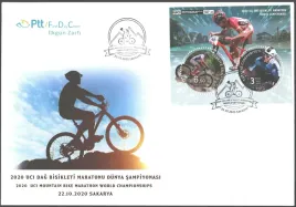 turcja-fdc-koperta-sport-rowerowy-2020