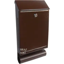 skrzynka-na-listy-z-tuba-a-4t-brazowa