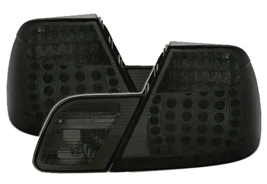 LAMPY TYLNE LED DO BMW E46 COUPE 04/03-06 SMOKE