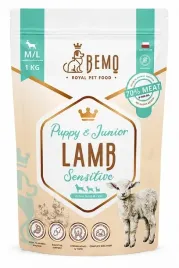 bemo-sensitive-puppyandjunior-m-l-lamb-monoproteinowa-hipoalergiczna-1kg
