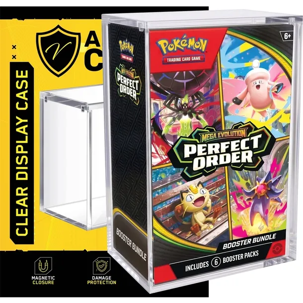 Pudełko akrylowe case box na karty Pokemon Perfect Order Booster Bundle