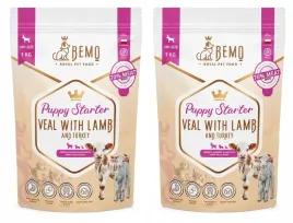 bemo-puppy-starter-dla-szczeniat-veal-lamb-turkey-2x1kg