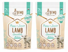 bemo-sensitive-puppyandjunior-m-l-lamb-monoproteinowa-hipoalergiczna-2x1kg
