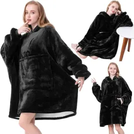 kocobluza-koc-bluza-oversize-bluzokoc-gruba-ciepla-dluga-czarna-z-kapturem