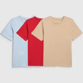 3-pak-koszulki-chlopiece-4f-zestaw-t-shirt-basic-bawelna-dzieciece-140
