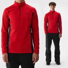 polar-meski-4f-bielizna-termiczna-czerwona-bluza-sportowa-rozpinana-s